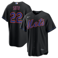 New York Mets Nike Juan Soto Alternate Replica Baseball Jersey - Black