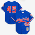 Montreal Expos Mitchell & Ness Pedro Martinez Cooperstown Collection Mesh Batting Practice Button-Up Baseball Jersey - Blue