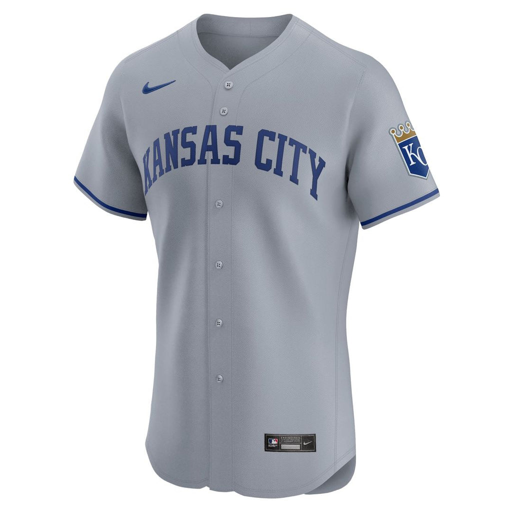 Kansas City Royals Nike Home Elite Baseball Jersey - White