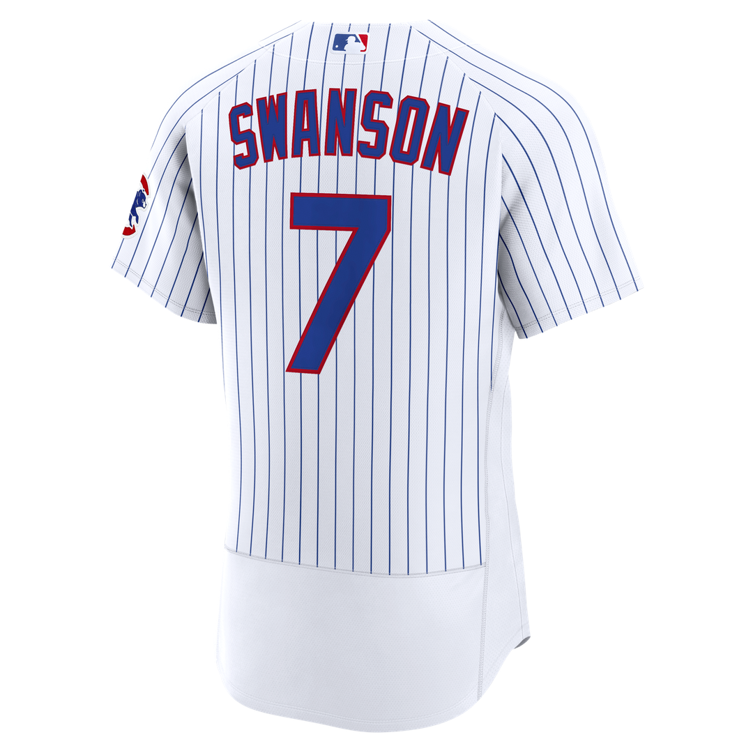 Chicago Cubs Nike Dansby Swanson Home Authentic Baseball Jersey - White