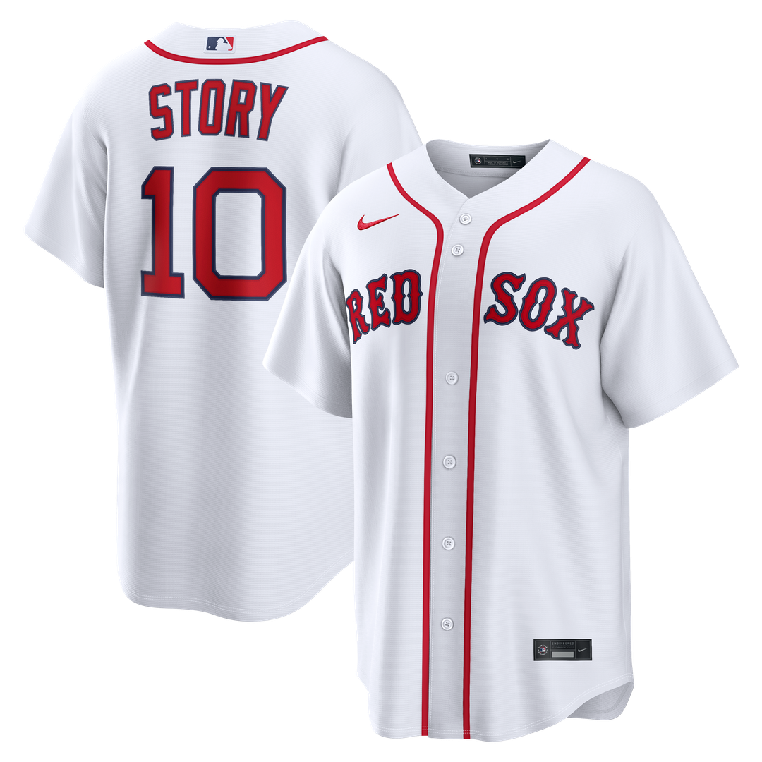 Boston Red Sox Nike Trevor Story Home Replica Baseball Jersey - White