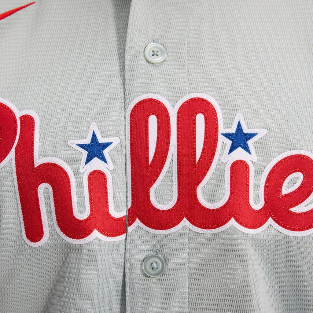Philadelphia Phillies Nike Bryce Harper Road Replica Baseball Jersey - Gray