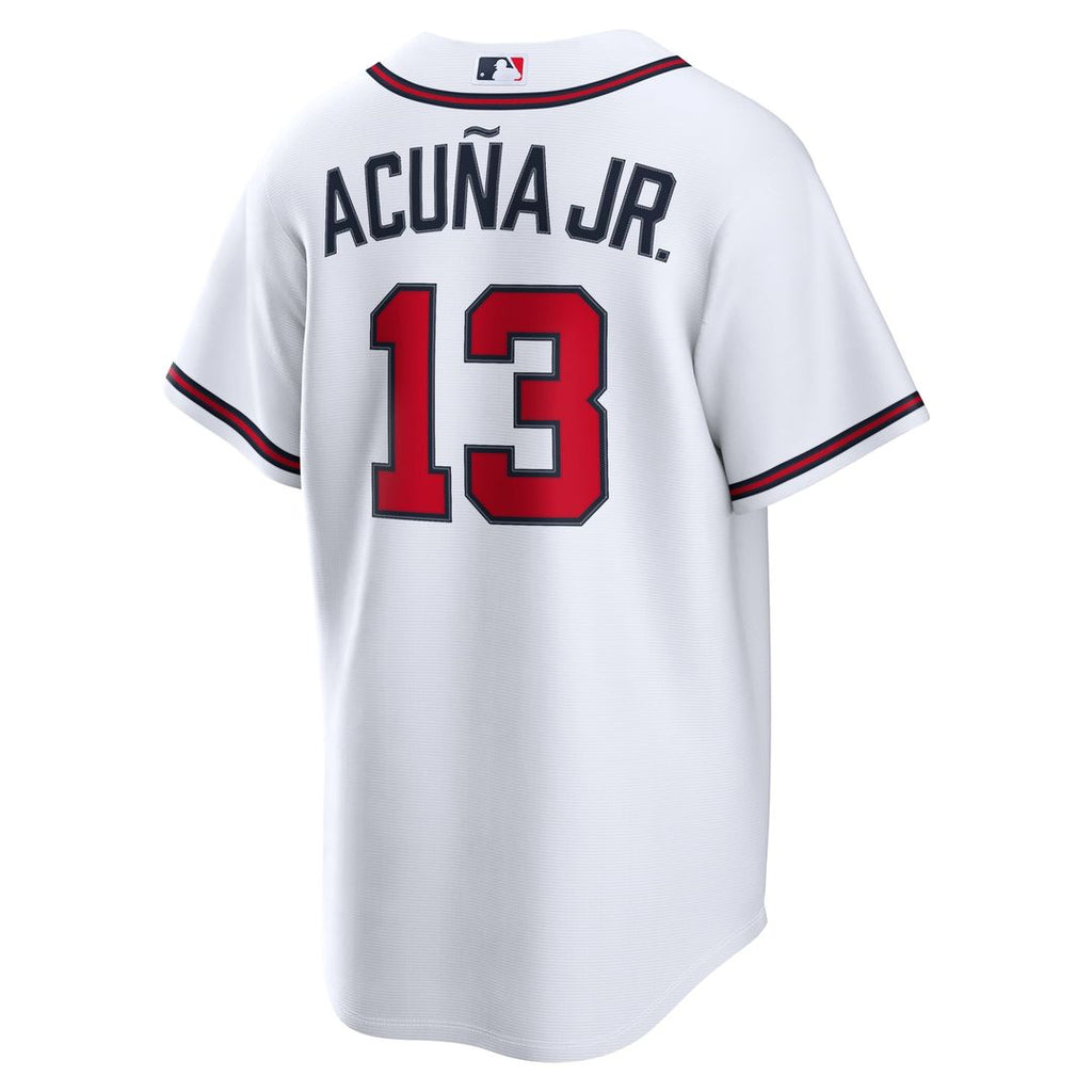 Atlanta Braves Nike Ronald Acuña Jr. Home Replica Baseball Jersey - White