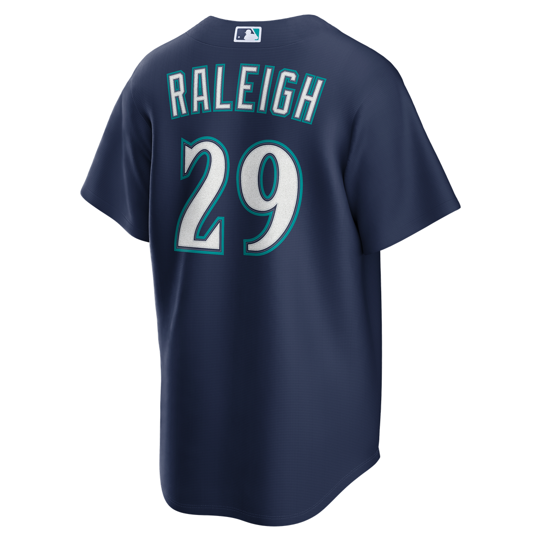 Seattle Mariners Nike Cal Raleigh Alternate Replica Baseball Jersey - Teal
