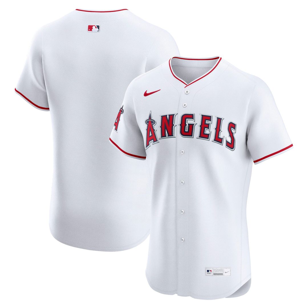 Los Angeles Angels Nike Alternate Elite Baseball Jersey - Red