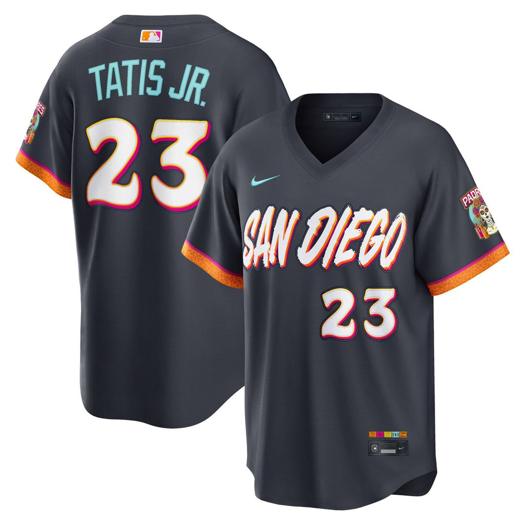 San Diego Padres Nike Fernando Tatis Jr. Obsidian 2026 City Connect Stadium Baseball Jersey