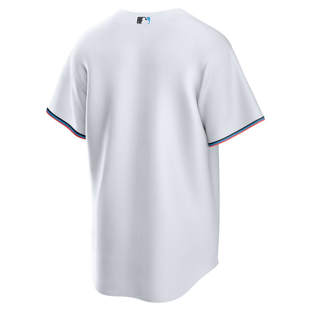 Miami Marlins Nike Home Big & Tall Replica Baseball Jersey - White