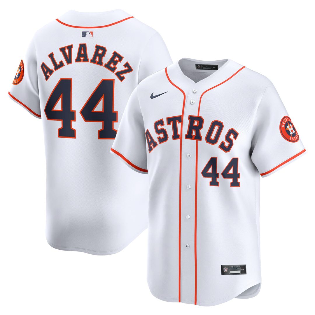 Houston Astros Nike Yordan Alvarez Home Limited Baseball Jersey - White