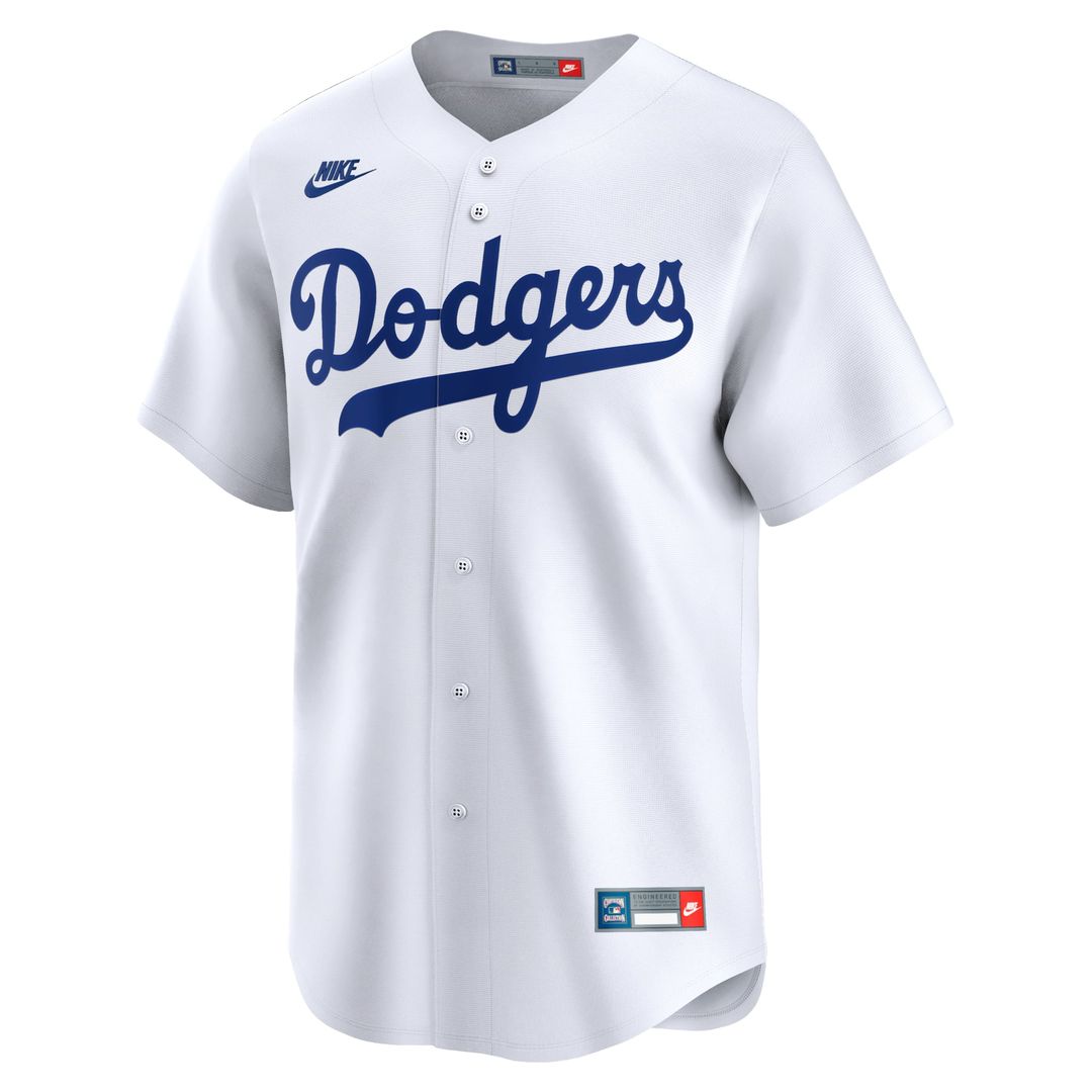Brooklyn Dodgers Nike Jackie Robinson Throwback Cooperstown Collection Limited Baseball Jersey - Gray