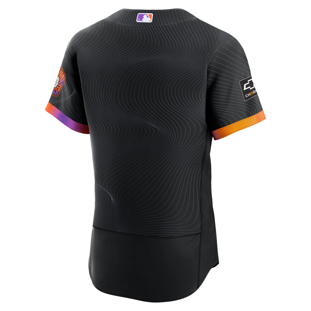San Francisco Giants Nike Anthracite City Connect Authentic Sponsor Patch Baseball Jersey