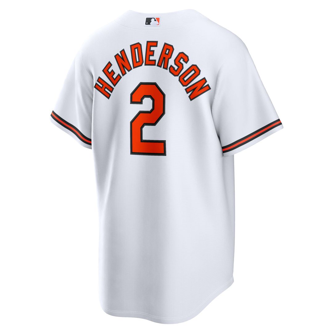 Baltimore Orioles Nike Gunnar Henderson Home Replica Baseball Jersey - White