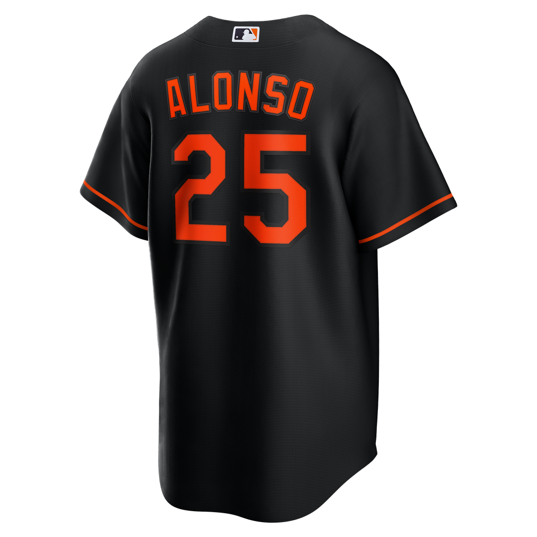 Baltimore Orioles Nike Pete Alonso Alternate Replica Baseball Jersey - Black