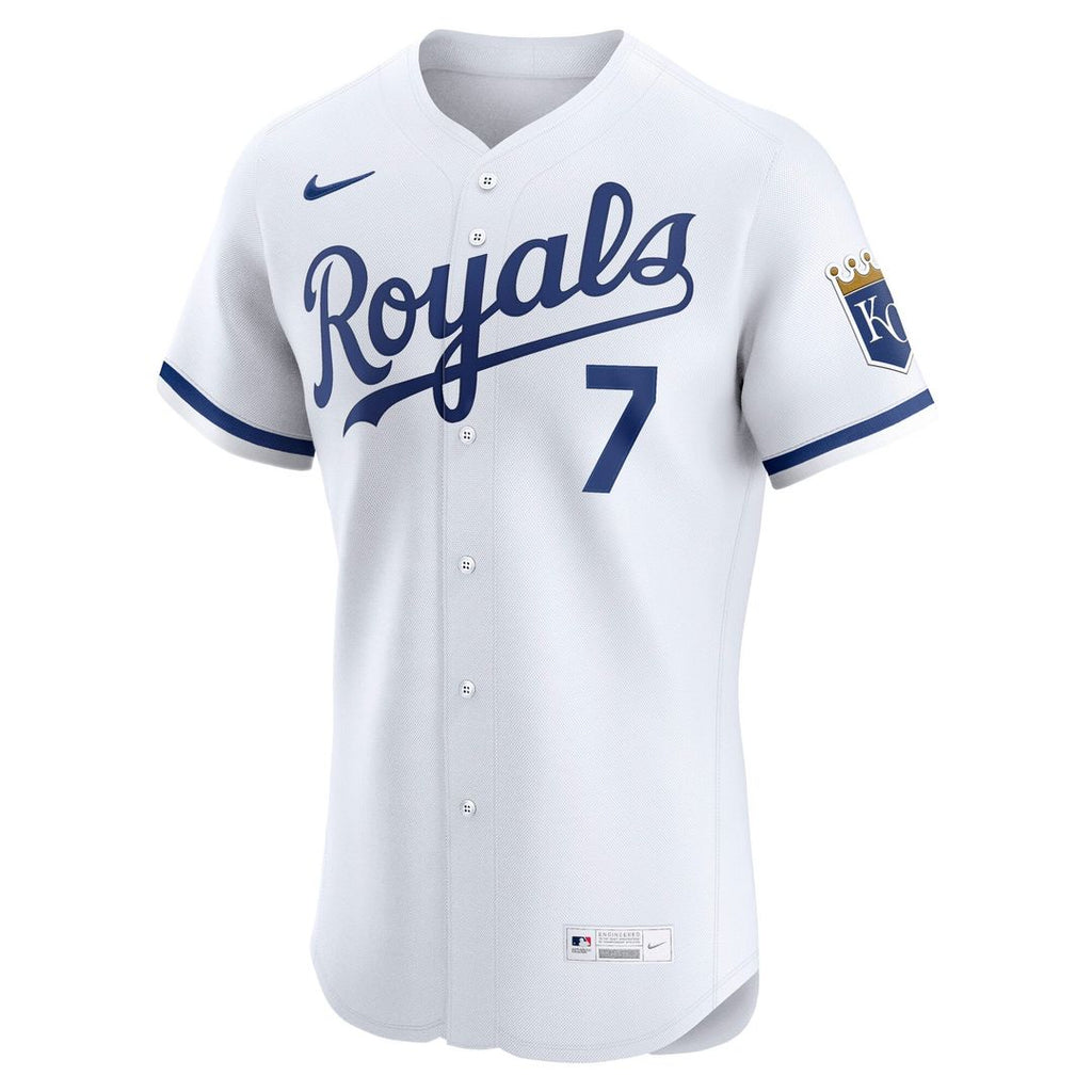 Kansas City Royals Nike Bobby Witt Jr. Alternate 2 Elite Baseball Jersey - Royal
