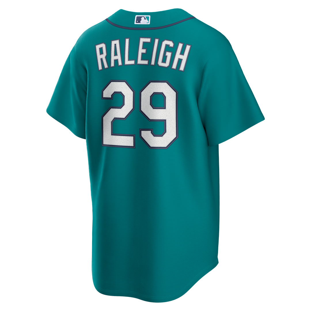 Seattle Mariners Nike Cal Raleigh Alternate Replica Baseball Jersey - Teal