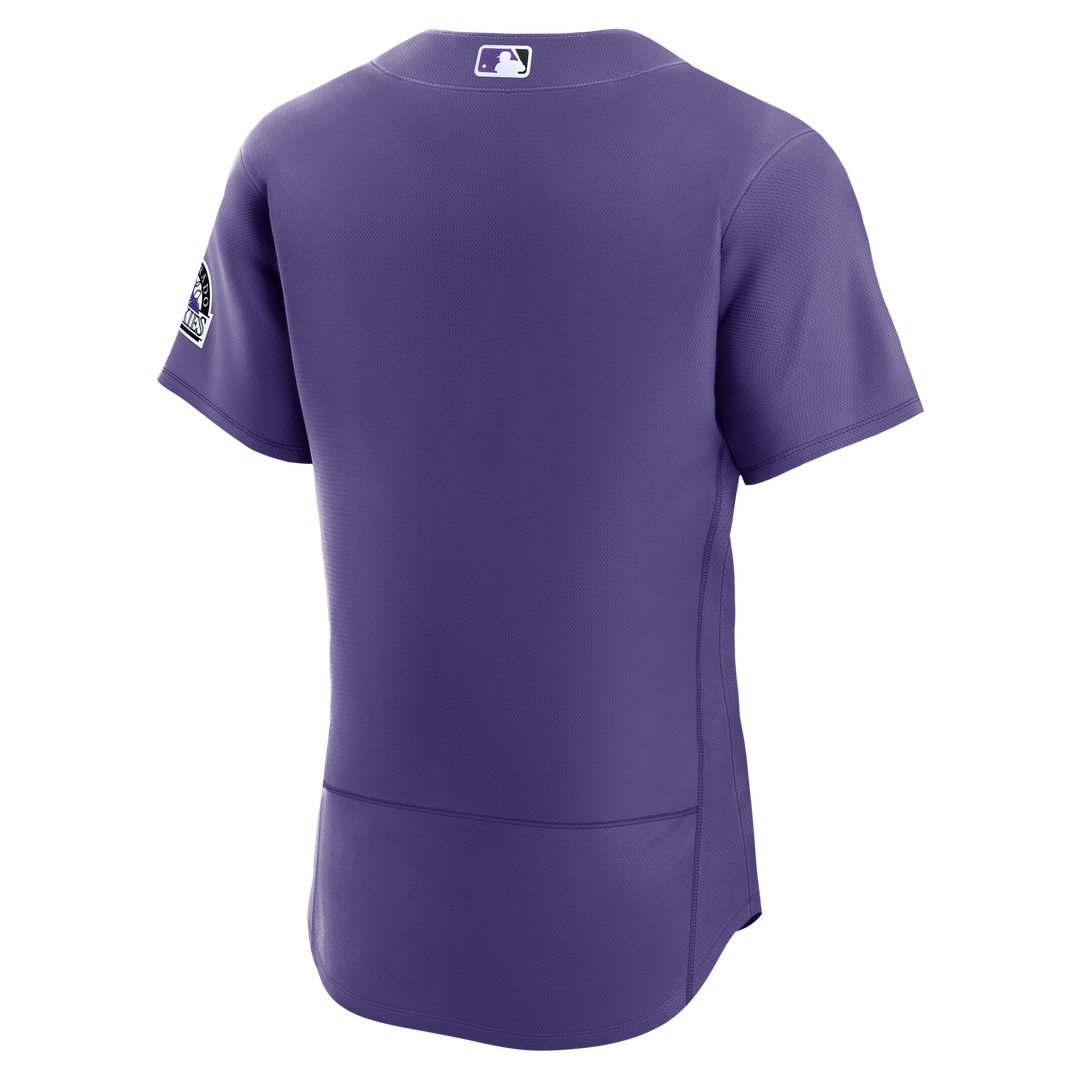 Colorado Rockies Nike Alternate Authentic Baseball Jersey - Purple