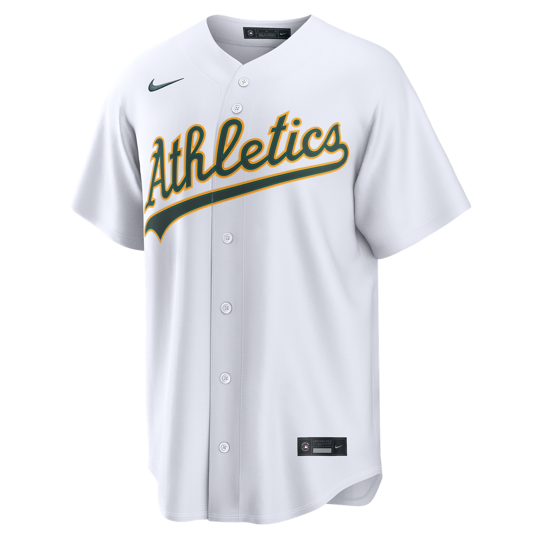 Athletics Nike Nick Kurtz Home Replica Baseball Jersey - White