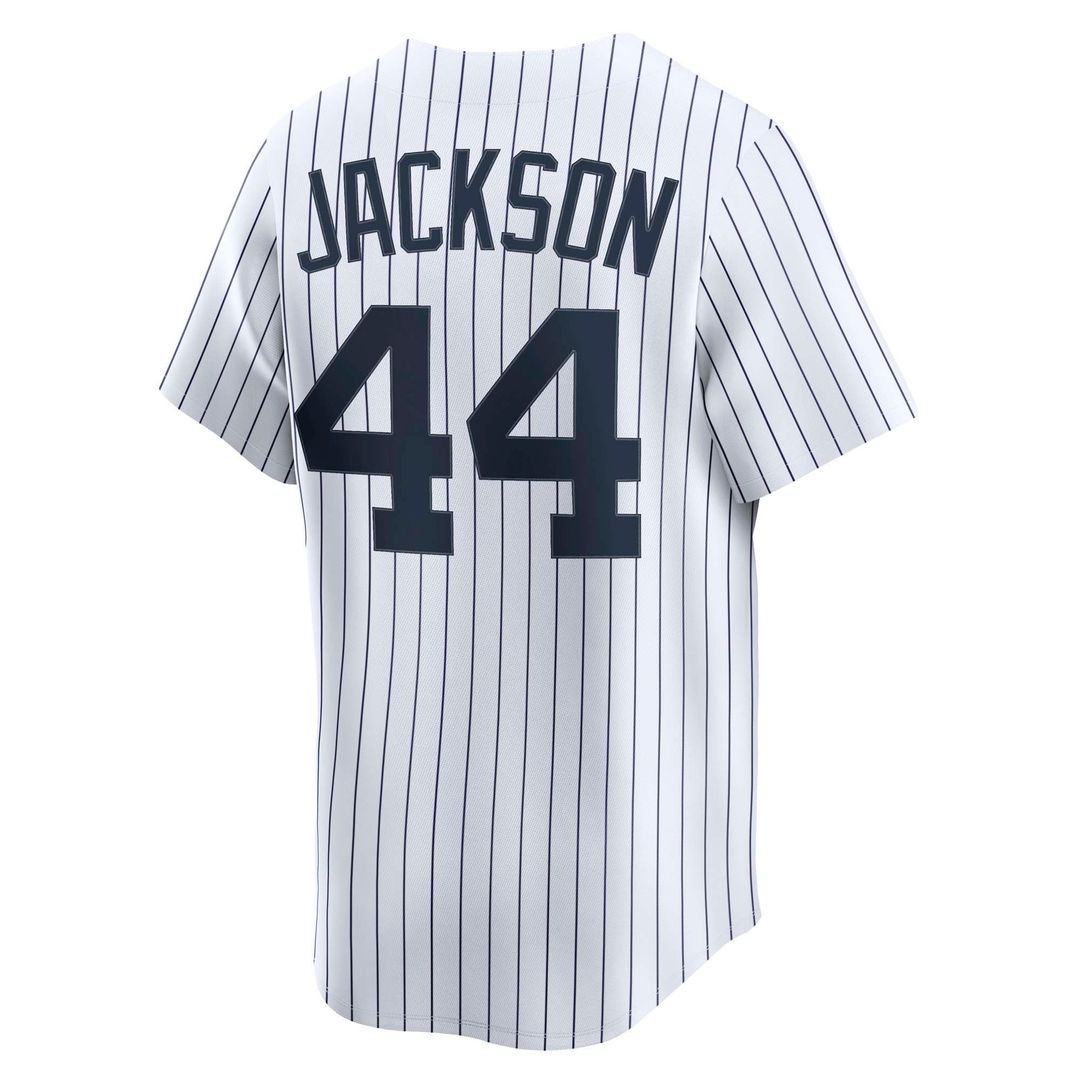 New York Yankees Nike Reggie Jackson Throwback Cooperstown Collection Limited Baseball Jersey - White