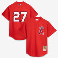 California Angels Mitchell & Ness Vladimir Guerrero Authentic Batting Practice Baseball Jersey - Red