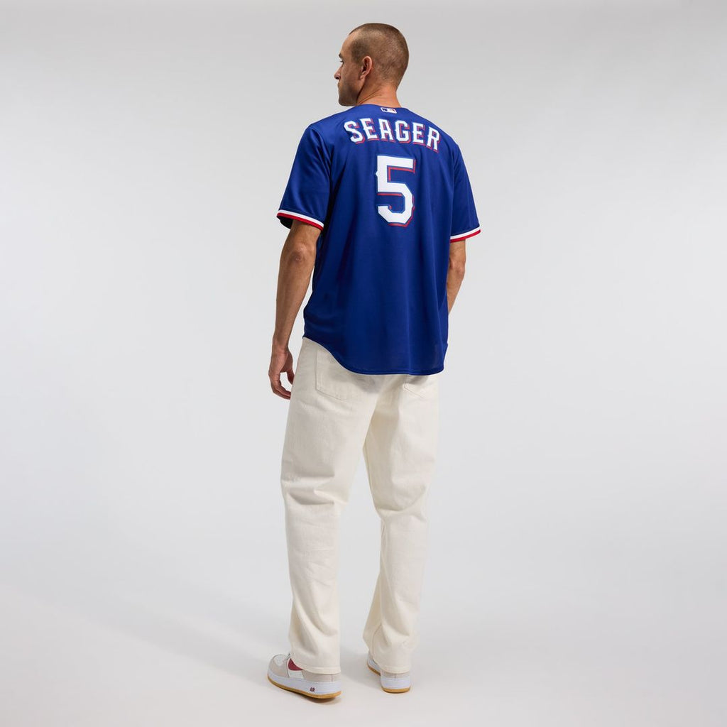 Texas Rangers Nike Corey Seager Road Replica Baseball Jersey - Gray