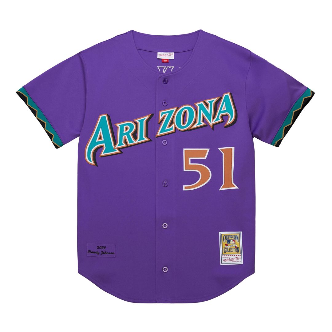 Arizona Diamondbacks Mitchell & Ness Randy Johnson 2001 Authentic Baseball Jersey - Black