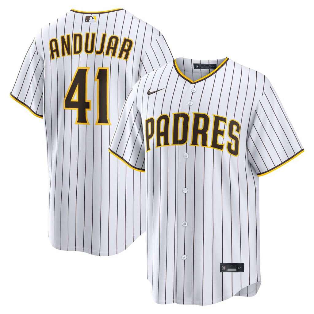 San Diego Padres Nike Miguel Andujar Home Replica Baseball Jersey - White