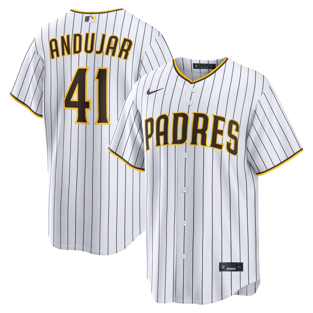 San Diego Padres Nike Miguel Andujar Home Replica Baseball Jersey - White
