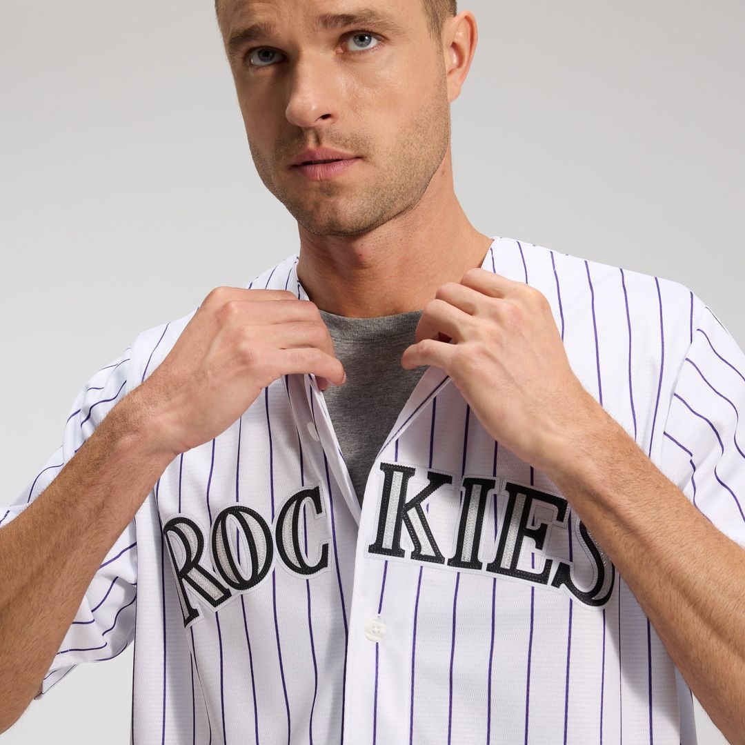 Colorado Rockies Nike Home Replica Team Baseball Jersey - White