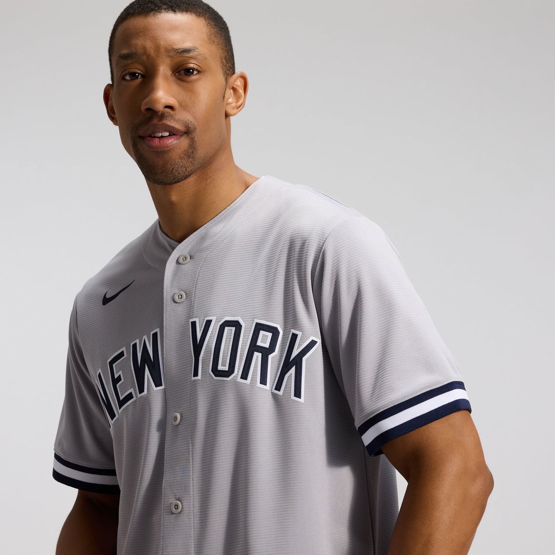 New York Yankees Nike Anthony Volpe Road Replica Baseball Jersey - Gray