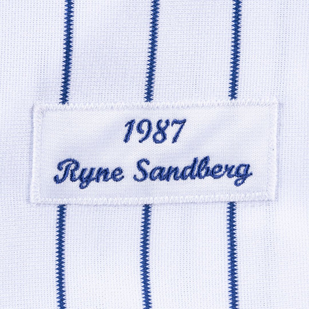 Chicago Cubs Mitchell & Ness Ryne Sandberg White Cooperstown Collection 1987 Authentic Baseball Jersey
