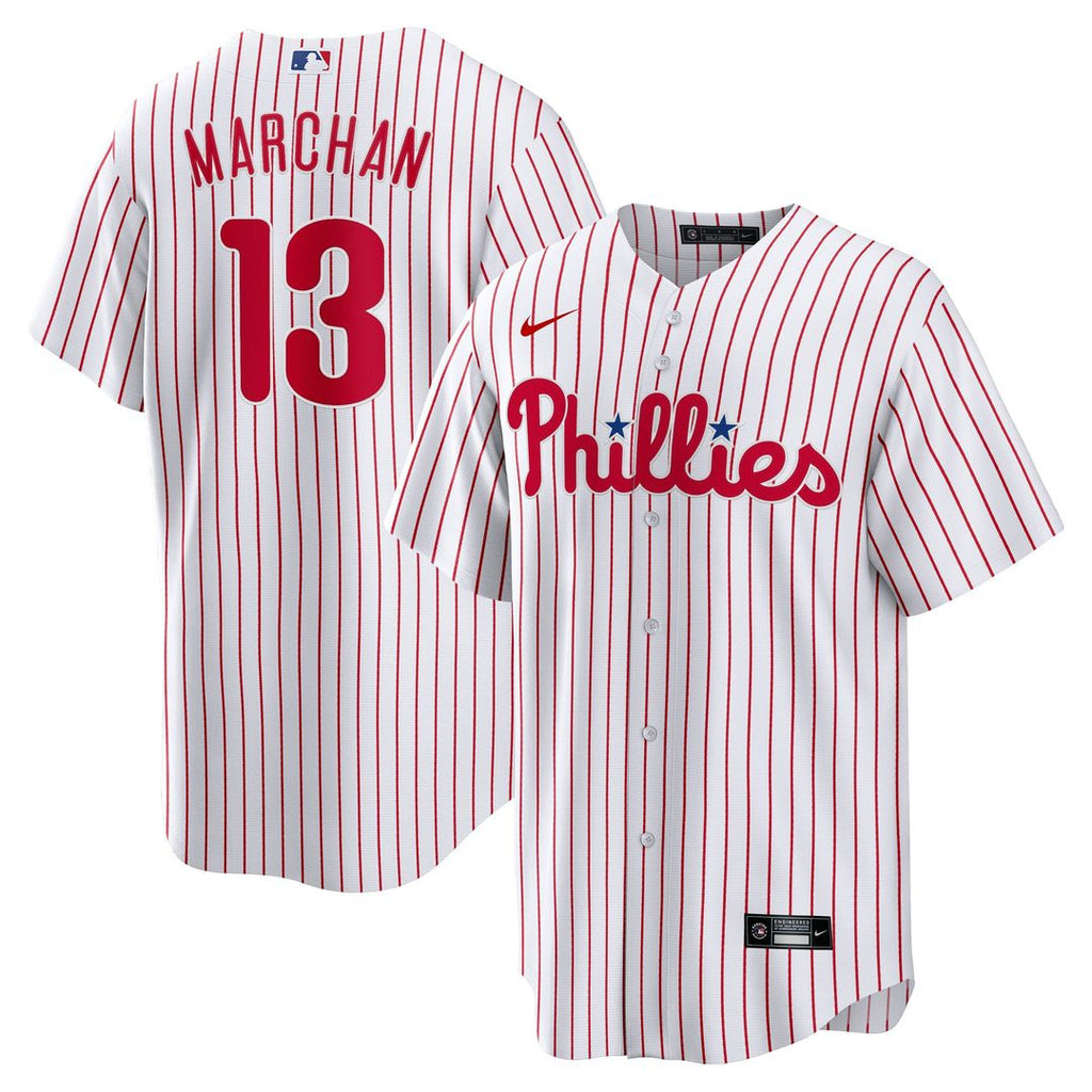 Philadelphia Phillies Nike Rafael Marchán Home Replica Baseball Jersey - White