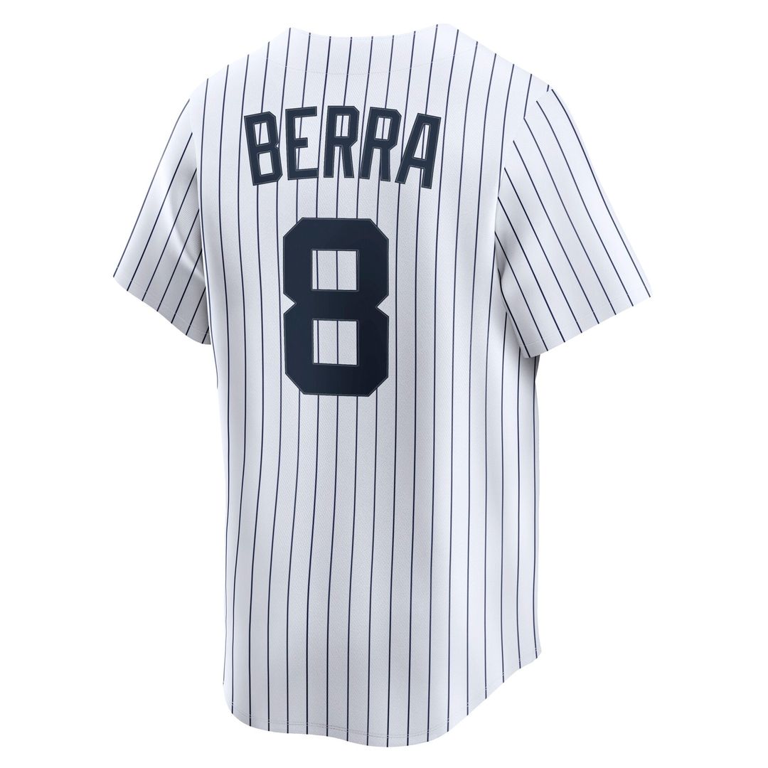 New York Yankees Nike Yogi Berra Cooperstown Collection Limited Baseball Jersey - White