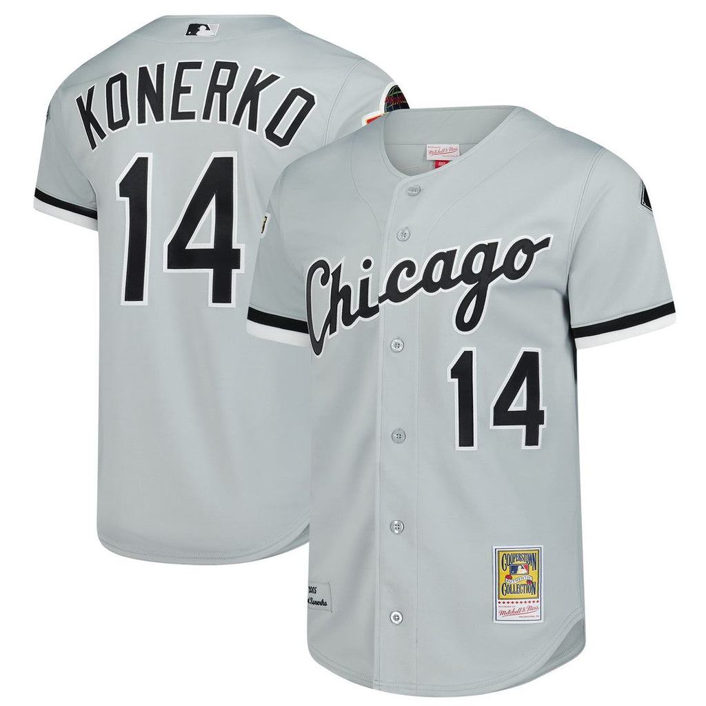 Chicago White Sox Mitchell & Ness Paul Konerko 2005 Cooperstown Collection Authentic Baseball Jersey - Gray