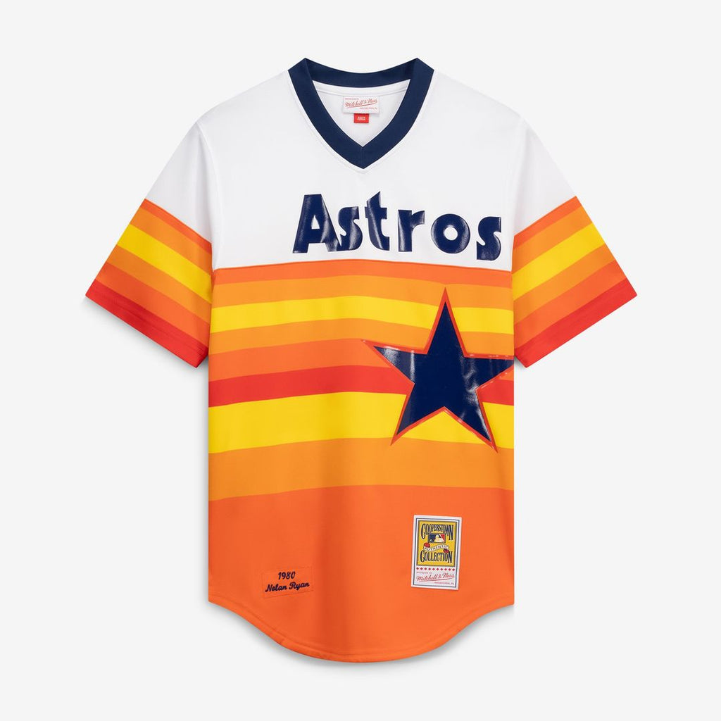 Houston Astros Mitchell & Ness Nolan Ryan Throwback Authentic Baseball Jersey - White