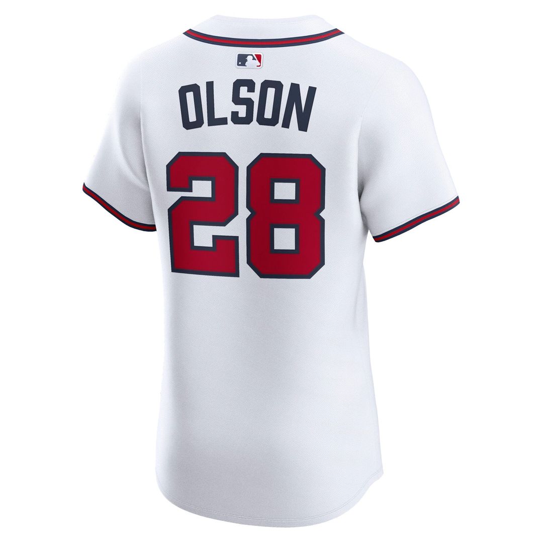 Atlanta Braves Nike Matt Olson Home Elite Baseball Jersey - White