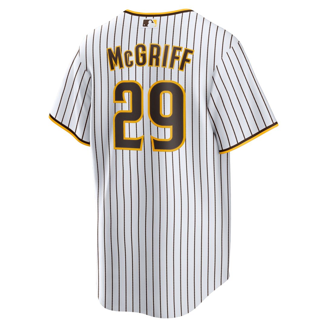 San Diego Padres Nike Fred McGriff Home Retired Player Replica Baseball Jersey - White
