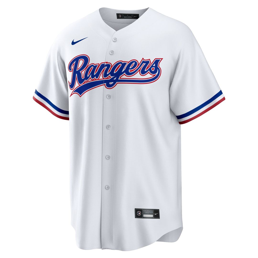 Texas Rangers Nike #1 Groom Home Replica Baseball Jersey - White