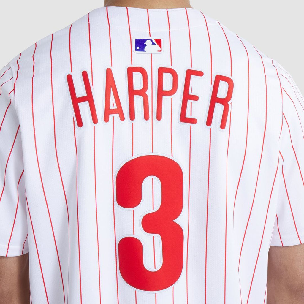 Philadelphia Phillies Nike Bryce Harper Road Limited Baseball Jersey - Gray