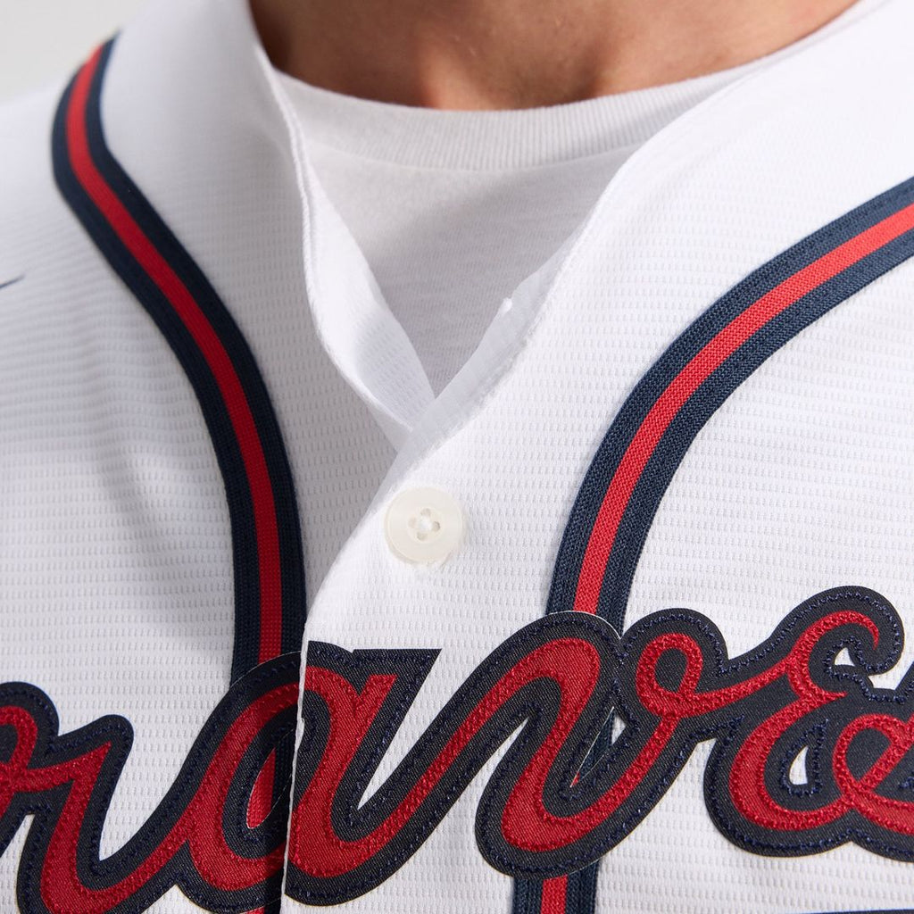 Atlanta Braves Nike Home Replica Team Baseball Jersey - White
