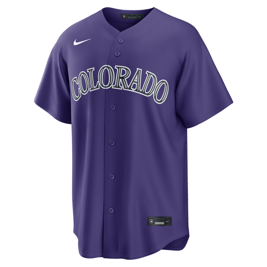 Colorado Rockies Nike Kris Bryant Alternate Replica Baseball Jersey - Purple