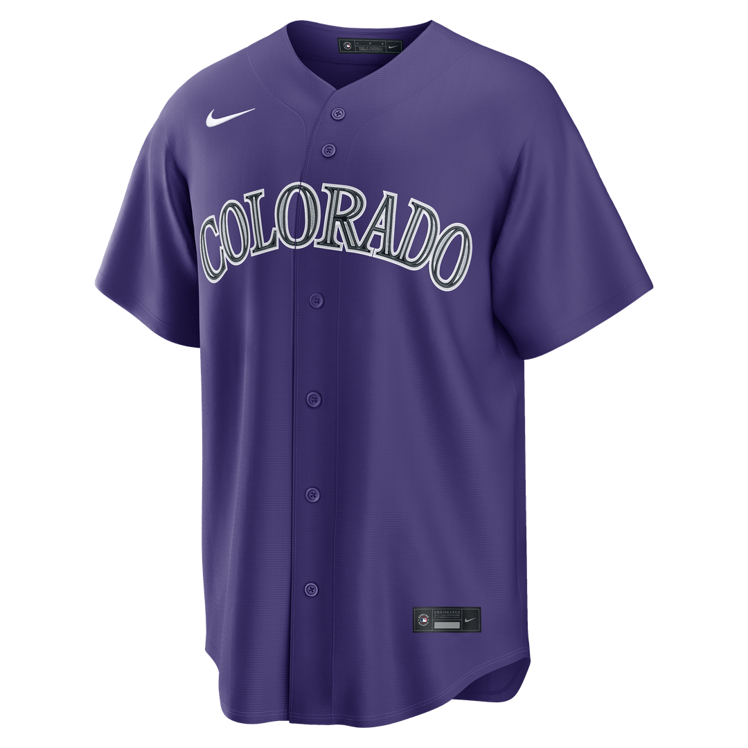 Colorado Rockies Nike Kris Bryant Alternate Replica Baseball Jersey - Purple