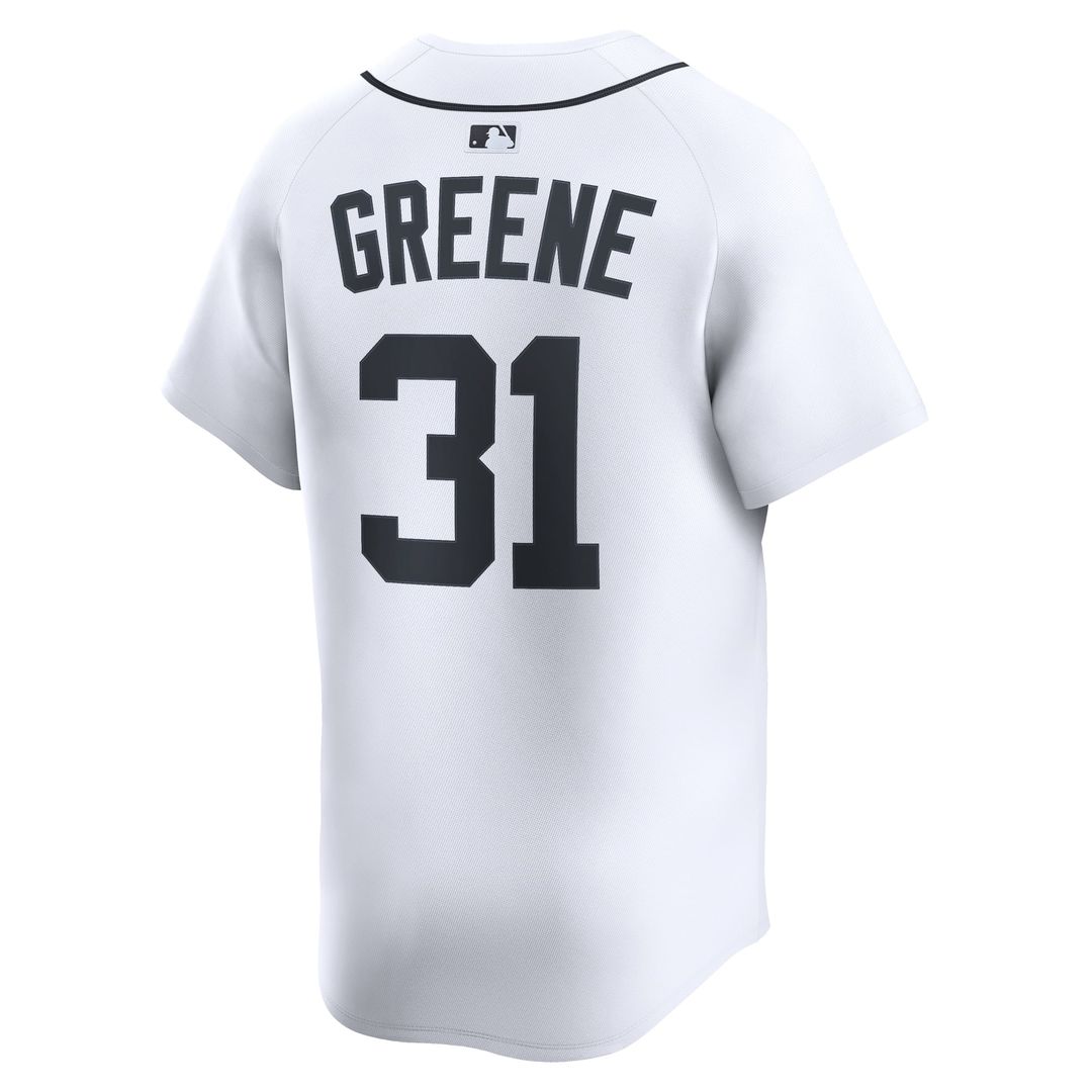 Detroit Tigers Nike Riley Greene Home Limited Baseball Jersey - White