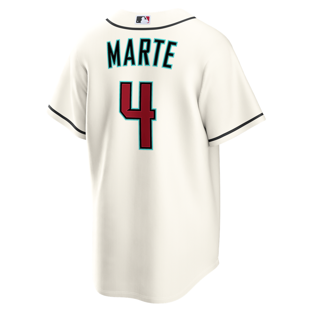 Arizona Diamondbacks Nike Ketel Marte Home Replica Baseball Jersey - Cream