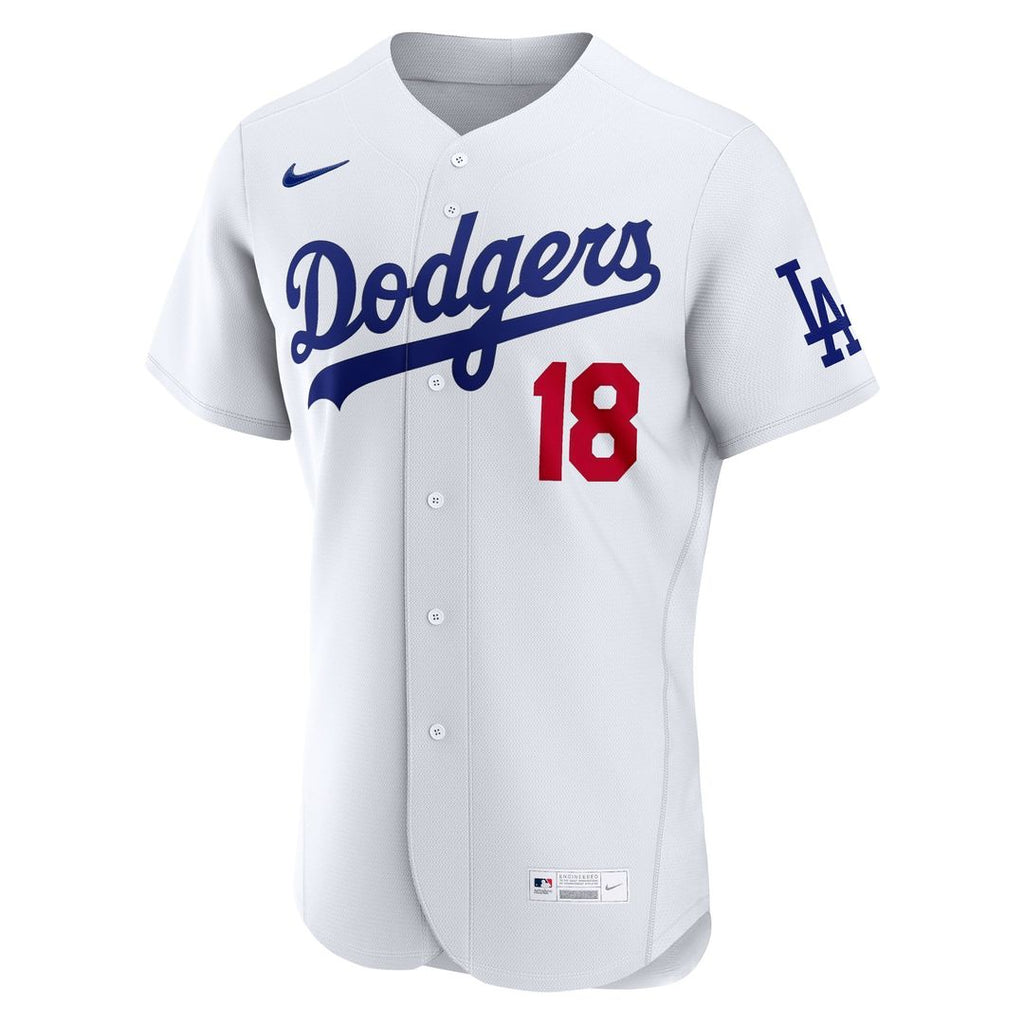 Los Angeles Dodgers Nike Yoshinobu Yamamoto Home Authentic Baseball Jersey - White