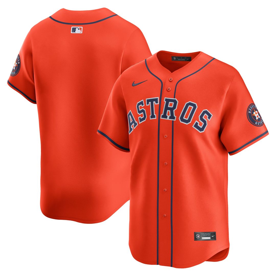 Houston Astros Nike Home Limited Baseball Jersey - White