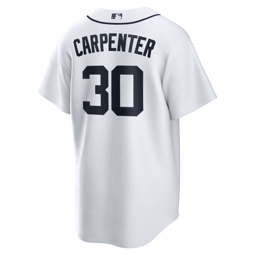 Detroit Tigers Nike Kerry Carpenter Home Replica Baseball Jersey - White