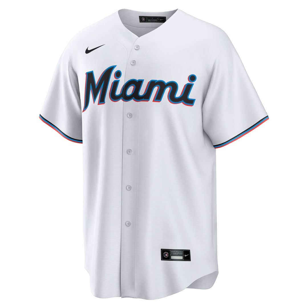 Miami Marlins Nike Graham Pauley Home Replica Baseball Jersey - White