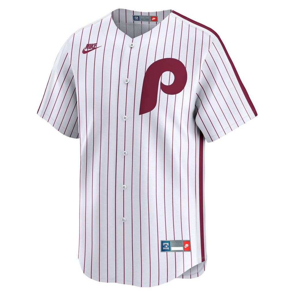 Philadelphia Phillies Nike Cooperstown Collection Limited Baseball Jersey - White