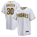 San Diego Padres Nike Gavin Sheets Home Replica Baseball Jersey - White