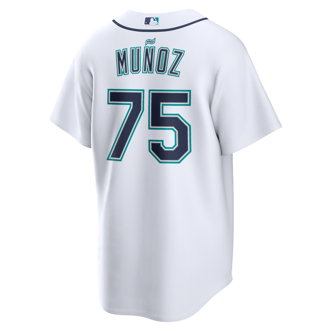 Seattle Mariners Nike Andrés Muñoz Home Replica Baseball Jersey - White