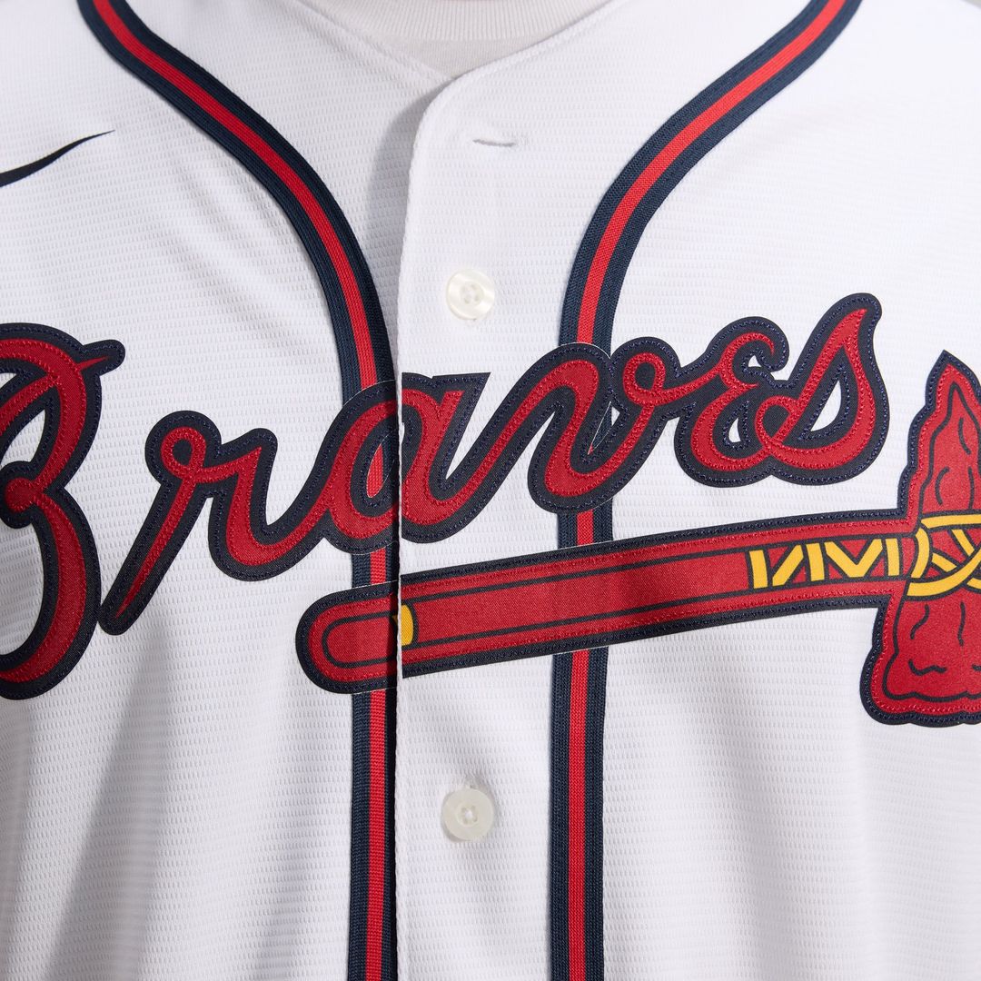 Atlanta Braves Nike Home Replica Team Baseball Jersey - White